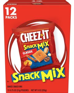 Cheez-It Snack Mix Classic, 9oz Box with 12 Individual Snack Packs