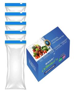 MOBDESK BPA-Free Zip Lock Bag for Fridge / Resealable Ziplock Pouch for Food & Travel / Leakproof Freezer Storage Bags / Zip Lock Covers & Zipper Pouch for Kitchen / Freezer Storage Bags-V-325