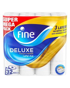 Toilet Paper 140 Sheets 3 Ply Pack of 32 Rolls