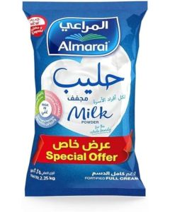 Almarai Full Cream Milk Powder, 2.25 kg, White
