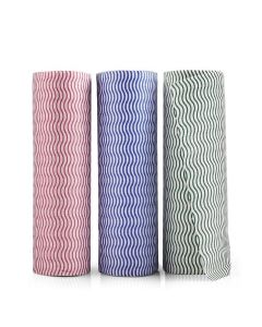 Liftoff Non-Woven Reusable & Washable Kitchen Towel / Pack of 5, 400 Pulls (80 Pulls per Roll) / Size 23 x 21 cm / Kitchen Roll Tissue for Cleaning, Kitchen Cleaning Clothes / Color May Vary