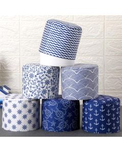Hoolerry 6 Pcs Decorative Toilet Paper Roll Cover Fit Regular Roll Within 43 x 51 Reusable Felt Fabric Toilet Tissue Holder Paper Cover Wrap for Women Gift Bathroom Decor HotelNautical