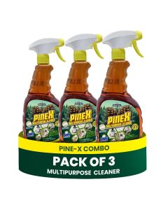 3 pcs Pine Multipurpose Cleaner Spray - 946ml x 3 - Quick & Easy Antibacterial All Surface Cleaner for Hygienic & Sparkling Clean