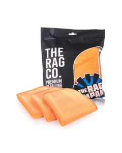 The Rag Company Premium FTW Microfiber Cleaning Towels for Glass Windows Mirrors Polished Surfaces StreakFree Scratchless 16 x16 Orange 3Pack