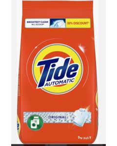 Tide Powder Laundry Detergent, Green original Scent Pack of 3 x 7kg