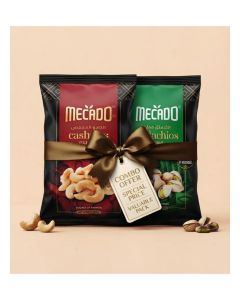 Mecado Pistachio, 300 grams & Mecado Roasted Cashews, 300 grams Bundle