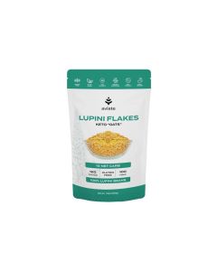Aviate Lupini FLAKES Keto Oats Vegan Friendly Superfood NonGMO Gluten Free High Protein Low Calorie Low Carb Rich in Dietary Fiber and Minerals 100 Lupin Beans 12 Ounces Pack of 1