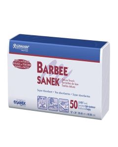 Graham Barbee Sanek Deluxe Towels, 50 Count