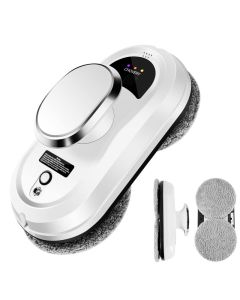 CHOVERY Window Cleaner RobotSmart Glass Cleaning Robotic with 5600Pa Strong SuctionRemote Control Window Cleaning Robot for WindowsTilesClass Door