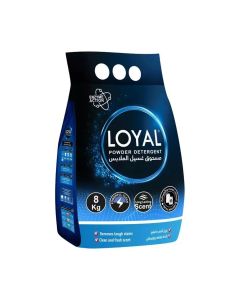 Loyal Powder Detergent with Long-Lasting Scent and Enzyme Action- 8Kg