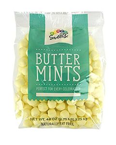 Party Sweets Yellow Buttermints 275 Pound Appx 350 pieces from Hospitality Mints