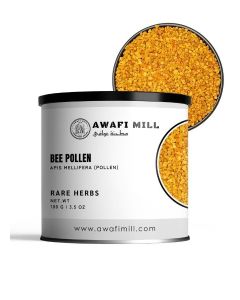 AWAFI MILL Raw Bee Pollen Granules - 100g (3.5 Oz) / Nature's Golden Treasure / Gourmet Ingredient for Culinary Delights
