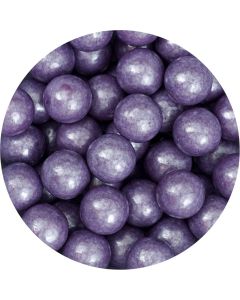 Purple Shimmer Gumballs - 1 Inch, 2 Pound Bulk Bag (Approx. 110 Pieces) by The Hampton Popcorn & Candy Company