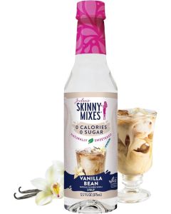 Jordan's Skinny Syrups Sugar Free Vanilla Bean Syrup - 12.7 oz Zero Calorie Flavoring for Beverages