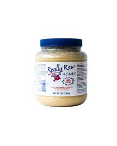 Really Raw Honey Straight from the Hive Never Heated or Filtered Harvested from Small USA Family Farms Smooth and Dense 5 Pound
