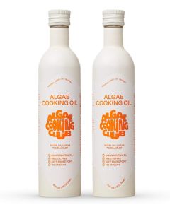 Algae Cooking Club Chef-Grade 100% Algae Cooking Oil - Avocado Oil Alternative with High Smoke Point and Omega-9 Rich Flavor (Pack of 2, 16 fl oz)