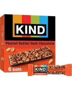 KIND Peanut Butter Dark Chocolate Snack Bars, 8.4 Oz (Pack of 6)