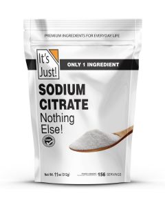 It's Just! Sodium Citrate - Food Grade Thickener and Cheese Sauce Emulsifier, 11oz