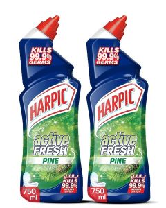 Active Fresh Toilet Cleaner Liquid Pine 750ml Pack of 2