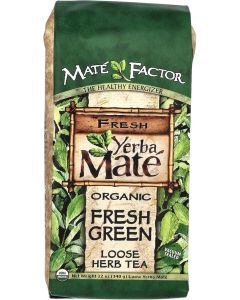 Organic Yerba Mate, Loose Herb Tea, Fresh Green, 12 oz
