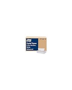 Tork Advanced Facial Tissue White Soft Gentle 2Ply F1 Dispenser Compatible 30 Boxes x 100 Tissues TF6810