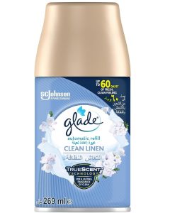 Glade Automatic Spray Refill Clean Linen Air Freshener, For Up To 60 Days Of Automatic Freshness, 269ml