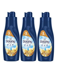 Downy Fabric Conditioner, Concentrate, Vanilla & Musk Variant, Color Protection, More Softness, Longer Lasting Freshness, 1L Pack of 3