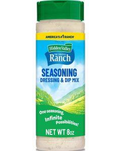 Hidden Valley Original Ranch Seasoning, Dressing and Dip Mix, Shaker Canister, 8 Ounces (Package May Vary)