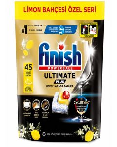 Finish All in one Powerball Special Series INTENSE CLEANING & SHINE Ultimate Plus Dishwasher Tablets 45's Lemon Garden