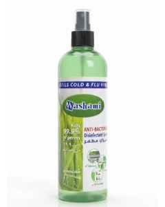 Washami disinfectant and sanitizing spray with a morning dew scent