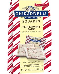 Ghirardelli Peppermint Bark Squares - Limited Edition