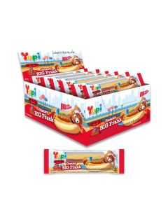Yupi Big Frank Hot Dog Shaped Gummy Candy 28g Pack of 24