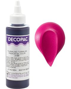 DecoPac Tourmaline Trend Premium Gel Color - Pink Food Coloring for Cake Decorations, 4 Fl Oz