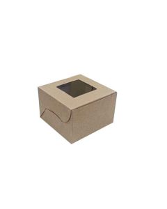 Nips Packaging Brownie boxes Single Brownie Box Assorted Chocolates Box Single Ladoo Box Easter Egg Box 3 x 3 x 2 Brown Colored Boxes Pack of 100