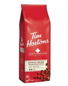 Tim Hortons Whole Bean Original Medium Roast Coffee Made with 100 Arabica Beans 32 Ounce Bag