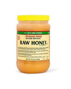 Y.S. Eco Bee Farms Raw Honey - 22 oz, Packed by Ilios
