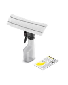 Krcher Window Cleaner Tool Spray Bottle Replacement Part for Kacher Window Vacs with Microfiber Pad for Indoor use