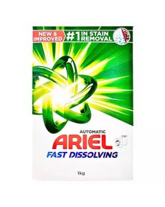 Ariel Fast Dissolving Automatic Laundry Detergent Powder For Deep Stain Removal- 1kg