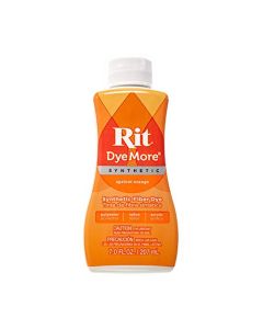 Rit DyeMore Single Bottle 7 Oz Synthetic Liquid Fiber Dye for Clothing Dcor and Crafts Apricot Orange