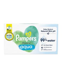 Pampers Harmonie Aqua Wet Wipes 9 Packs of 48 Wet Wipes