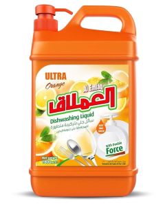 Ultra Dishwashing Liquid, Orange, 1800ml