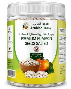 Arabian Taste Roasted & Salted Pumpkin Kernels 400g / Premium Pumpkin Seeds / Ready-to-Eat Snack