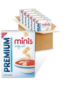 Premium Original Mini Saltine Crackers Lunch Snacks Bulk Snacks 6 11 oz Boxes