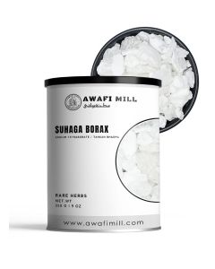 AWAFI MILL Suhaga Borax Crystals 250g - Sodium Tetraborate Decahydrate