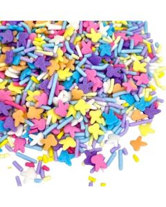 Manvscakes Sprinkles Easter sprinkle mix Spring edible sprinkles Cookie sprinkle Baking Gluten free Cupcake decorations