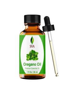 SVA Oregano Essential Oil 1 Fl Oz 100 Natural Oregano Oil for Diffuser Hair Care Face Skin Care Aromatherapy Scalp and Body Massage Soap and Candle Making with Dropper