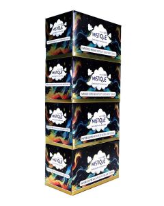 MISTIQUE 2 Ply Facial Tissue Paper Box / 800 Pulls / 200 Pulls x 4 Boxes / Natural Virgin Pulp / Ultra Soft, Skin Friendly & Highly Absorbent / Multipurpose Car, Home & Office Use