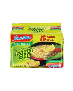 Indomie Lemon Zing Flavour Instant Noodles (5 Packs x 78g)