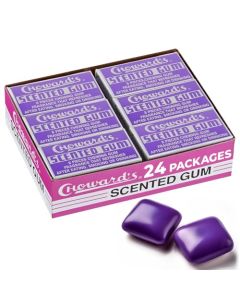 Chowards Scented Gum Bold Aromatic Refreshing Flavor Perfect for Fresh Breath Travel Sharing and Gifting Nostalgic Chewing Gum Pack of 24 8 Tablets Per Package 24 Packages Per Box