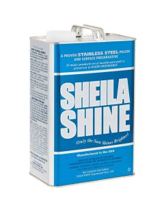 Sheila Shine 1 Gal Can Stainless Steel Cleaner and Polish Protects Household Kitchen Surfaces Removes Grease Fingerprints Watermarks Stainless Steel Cleaner for Appliances Fridge Oven Sinks